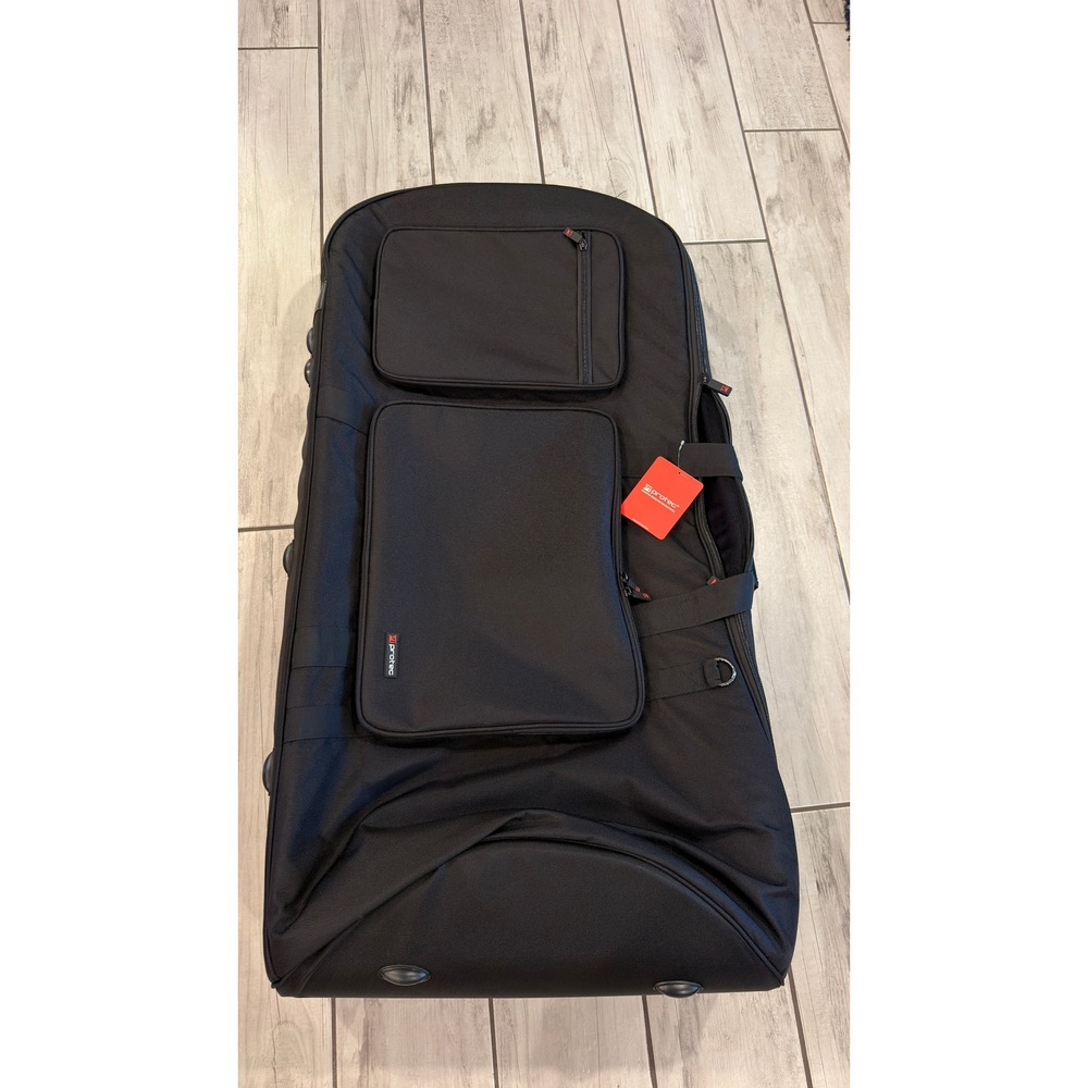 Protec C241 Gold Series Tuba Gig Bag Fits Up to 22 Inch Bell Black NEW